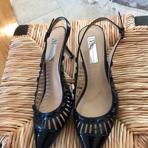 INC kitten heel with sling back